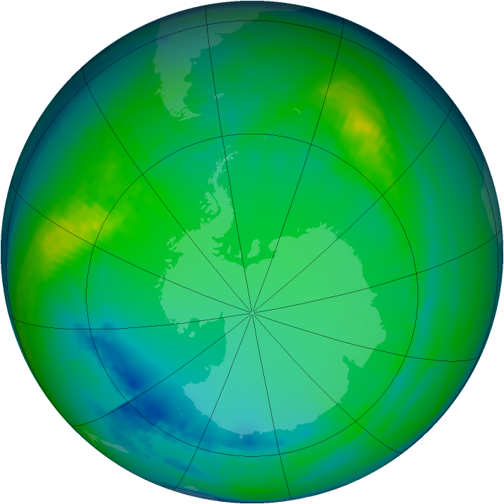Ozone Map 2002-07-19